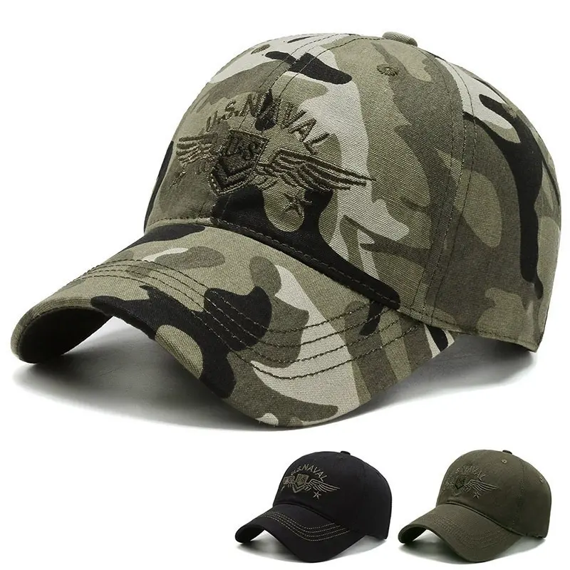 Camouflage honkbalpet