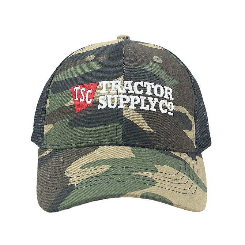 Camouflage trucker hoed