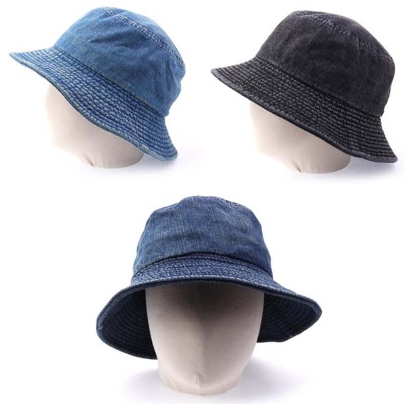 Denim emmer hoed