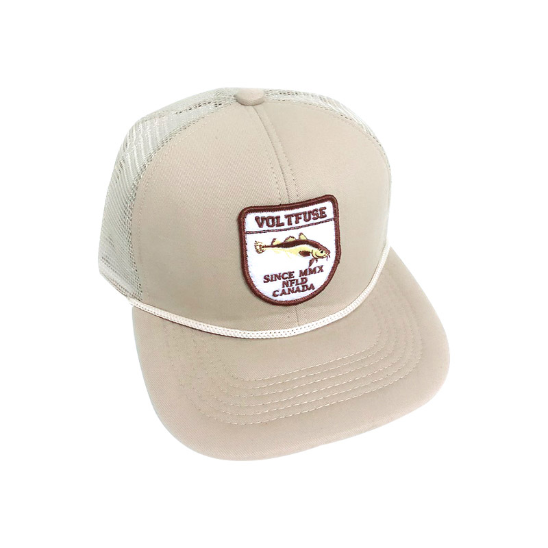 Patch en touw trucker hoed